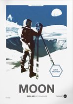 Moon To Mars Lunar Architect | Space, Astronomie & Ruimtevaart Poster | A3: 30x40 cm