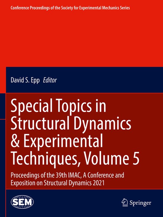 Special Topics in Structural Dynamics Experimental Technique ... - cover