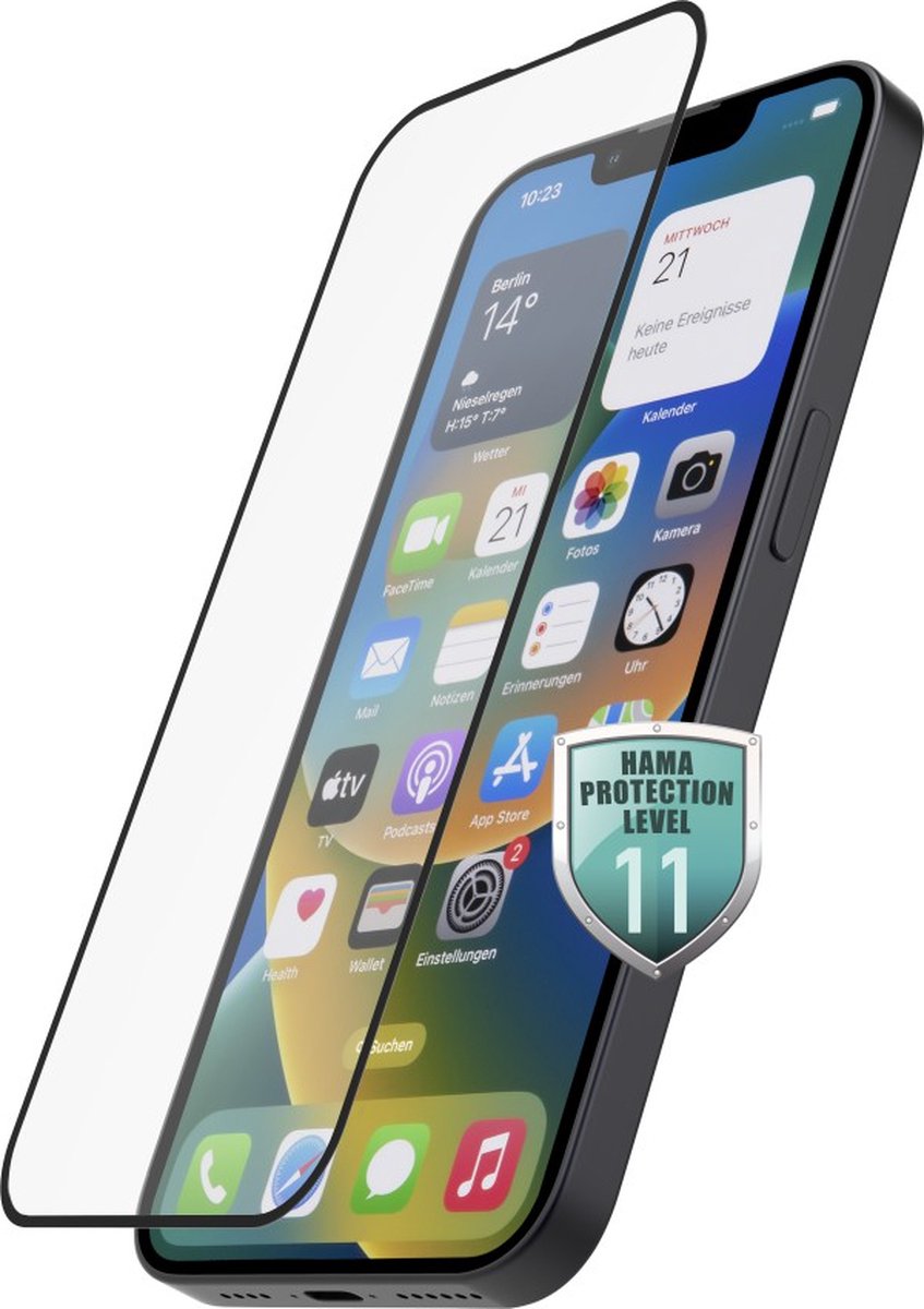 Hama 3D Beschermglas geschikt voor Apple iPhone 15 Plus / 15 Pro Max