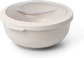 Amuse Life Bowl - Lunch Box - Boîte de conservation compacte avec couvercle en Tritan - Pour les déplacements - Passe au lave-vaisselle et au micro-ondes - 200 ml - Grijs