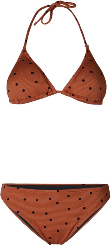 Brunotti Lollyop-Dot Dames Triangel Bikini - Cinnamon - 34