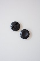 Knopen 10 stuks - zwart 21mm - zwarte knoop opnaaibaar