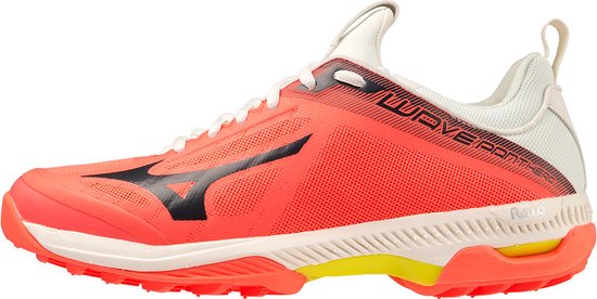 mizuno Wave Panthera(U) - Neon flame/black/bolt 2 - Hockey - Hockeyschoenen - Veld