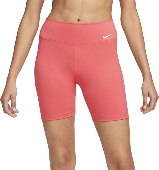 Nike One Mid-Rise Short Sportbroek Vrouwen - Maat S