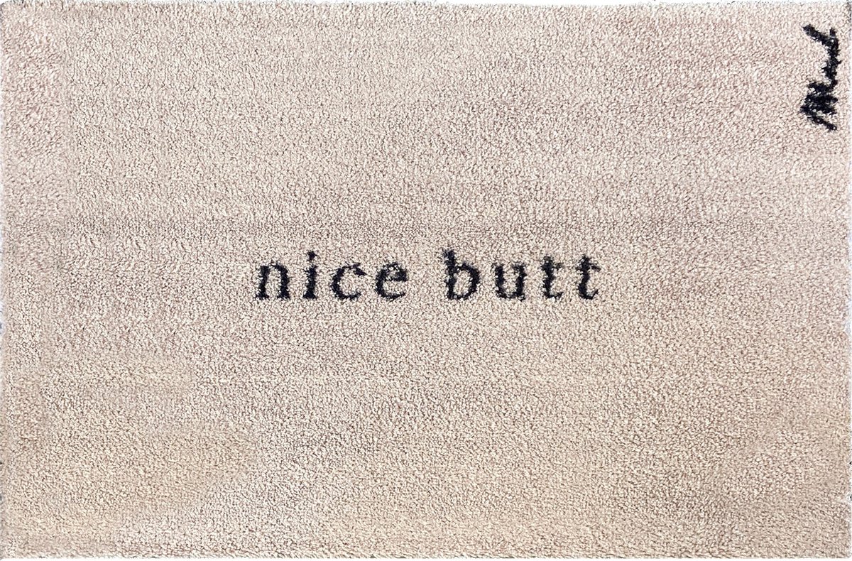 Mad About Mats - Aron - badkamermat - nice butt - droogloop/touch - wasbaar - 50x75cm - Mad About Mats