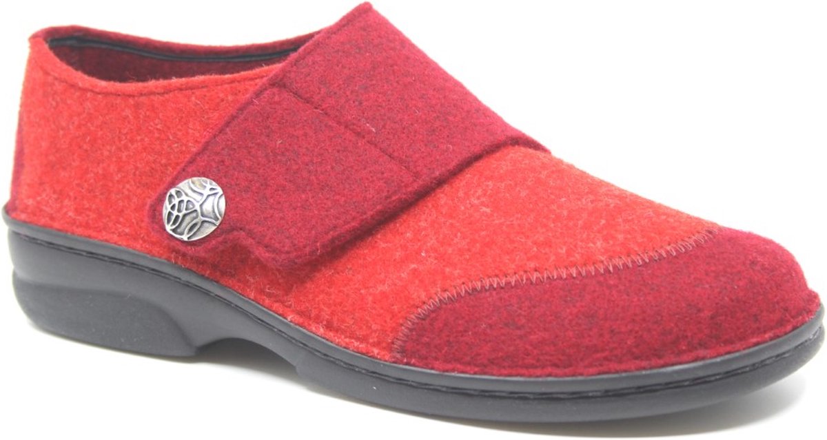 BERKEMANN, dames, Pantoffel, muiltje, Jarla 03558-242 muiltje - rood - maat EU: 40 en UK: 6,5
