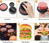 Hamburger pers - Vleespers - 3-1 hamburgermaker - bbq accessoires