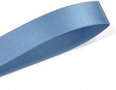 Satijn Lint 10mm (1cm) | Satijnlint 1 cm | Antiek Blauw (338) | Luxe Dubbelzijdige Kwaliteit | Cadeau Lint | Kerstlint | Rol van 22,85 Meter
