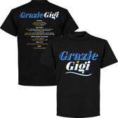 Grazie Gigi Honours T-shirt - Zwart - 4XL