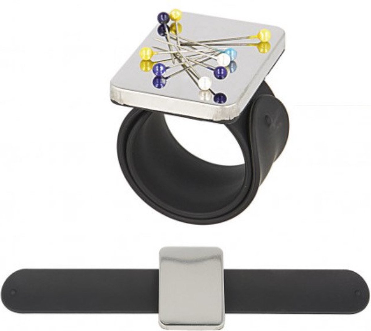 Polsband magnetisch speldenkussen - magneet