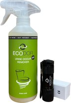 Ecodor Urinegeur Verwijderaar 500 ml + Urine Vlek Detector - Combo Deal - Vegan - EcoLogisch - Ongeparfumeerd