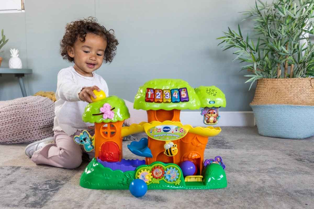 VTech Baby Dierenpret Ballenboom Activity-Center - Interactief & Educatief Speelgoed - Ballentoren - Cadeau - Baby Speelgoed 1 Jaar — afbeelding 6