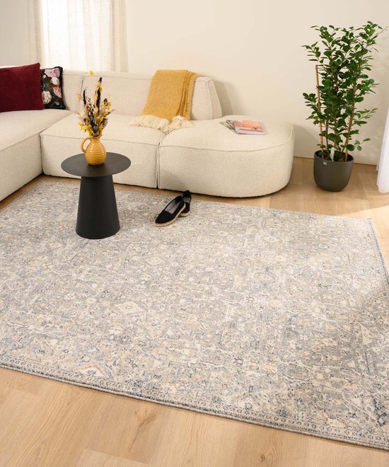 Vintage vloerkleed - Classic Franklin beige/blauw 160x230 cm