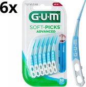 Gum Soft-Picks Advanced Small - 6 x 30 Stuks - Voordeelverpakking