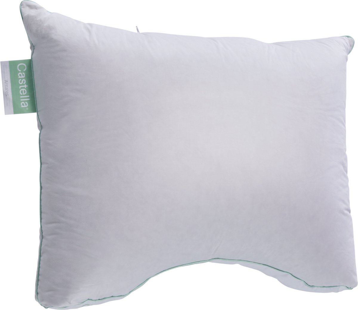 Castella Antares Hoofdkussen - Nekklachten Hoofdkussen - Eendendons & Synthetisch - Driekamer - Hoofdkussens - Geschikt voor rug-, zij- en buikslapers - Ergonomisch Kussen - 60x70 cm