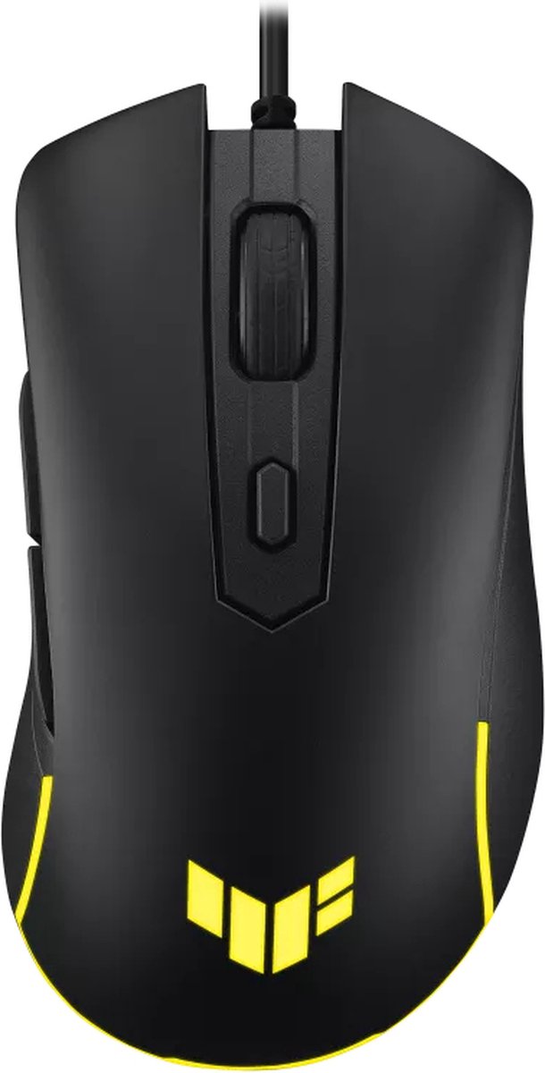 ASUS TUF Gaming M3 Gen II - Muis ergonomisch - optisch - 6 knoppen - met bekabeling - USB - grijs