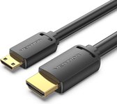 Vention AGHBG, 1,5 m, HDMI Type C (Mini), HDMI Type A (Standaard), 18 Gbit/s, Zwart