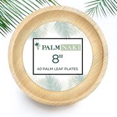Palm Naki 8 Inch Round Shallow 40 ct