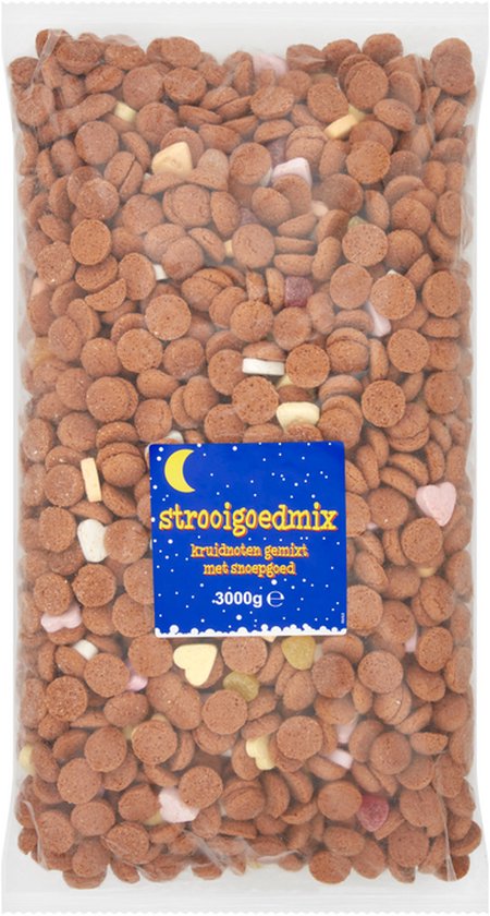 Foto: Van delft strooigoedmix kruidnoten gemixt met snoepgoed 3 kg