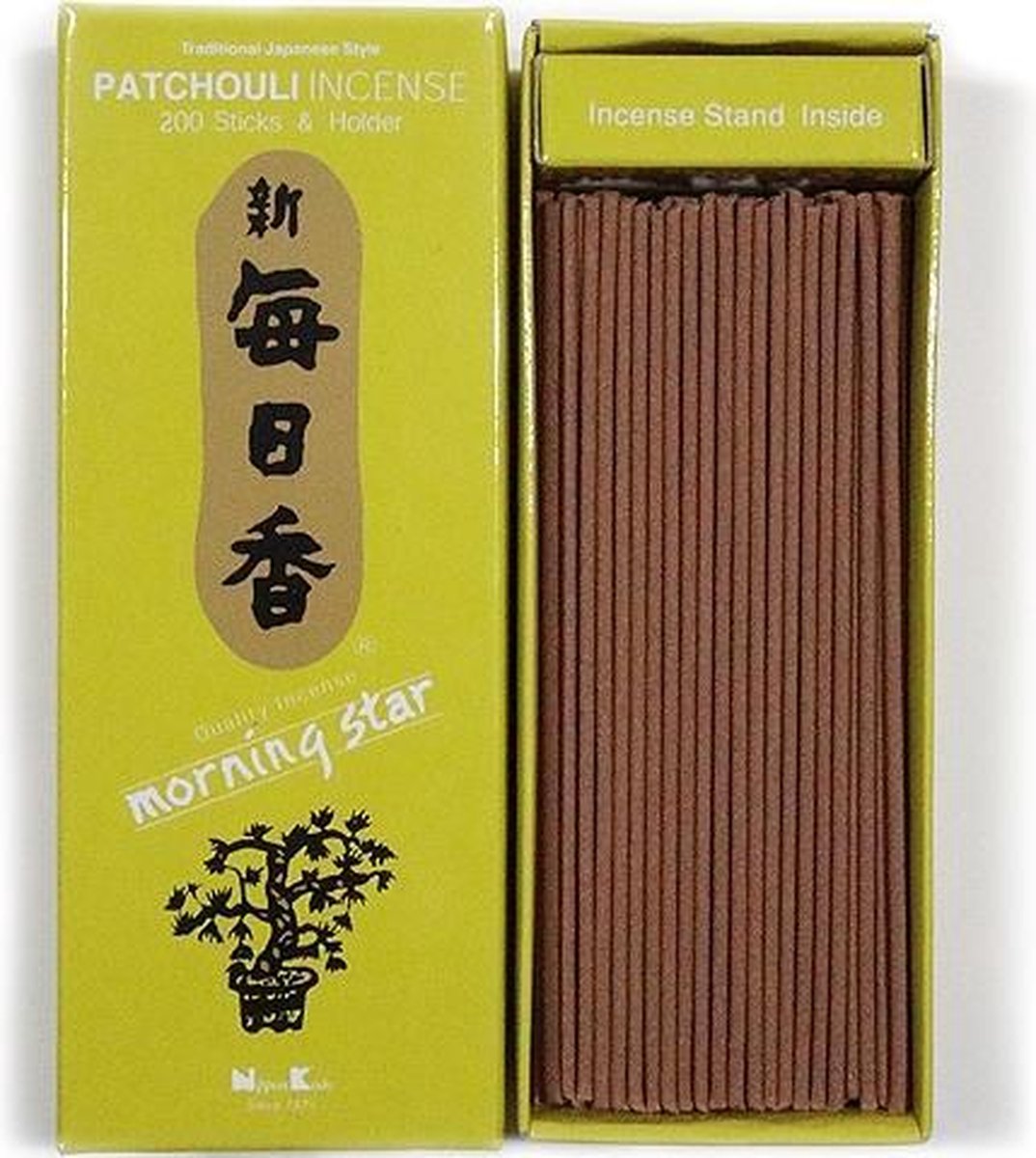 Nippon Kodo Morning Star - Patchouli - Japanse wierook - XL-pack - 200 stokjes
