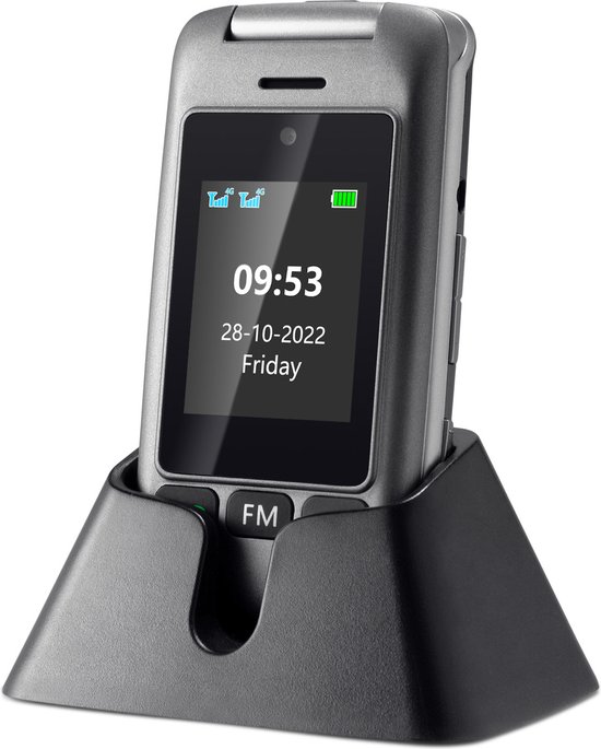 Artfone G6 - Téléphone à clapet senior - Supporté 2G + 3G + 4G - Mobile à  gros boutons... | bol