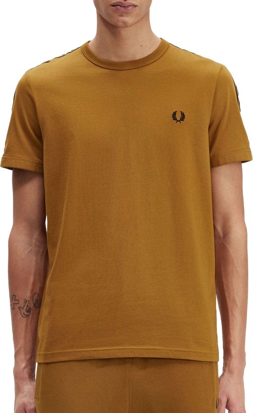 Fred Perry Contrast Tape Ringer T-shirt Mannen - Maat S