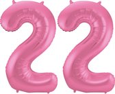 Numéro 22 Rose Métallique Mat – 86 cm