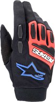 Alpinestars Full Bore Xt Gloves Black Bright Red Blue M - Maat M - Handschoen