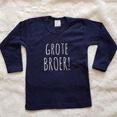 Tee shirt Annonce Grossesse grand frère garçon je vais être grand frère | t-shirt à manches longues | Noir | taille 86 annonce de grossesse annonce bébé