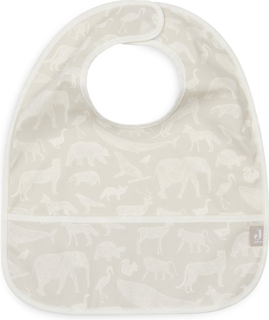 Jollein Slab Waterproof Animals Nougat (2pack) van Jollein — afbeelding 2