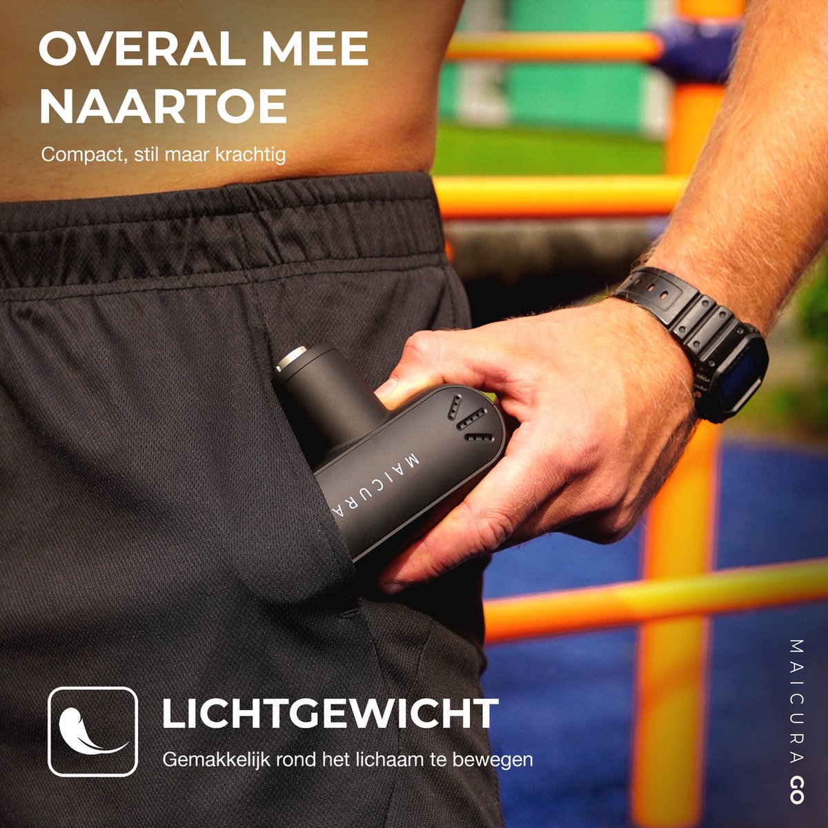 Afbeelding 3 van Maicura GO - Massage Gun - Professioneel - Massage Apparaat - Massage Pistool - Infrarood