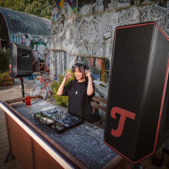 Teufel ROCKSTER AIR 2 - Portable bluetooth party speaker, 58 uur batterijduur, 115 dB, bluetooth 5.0 met aptX, powerbankfunctie , zwart van Teufel — afbeelding 4