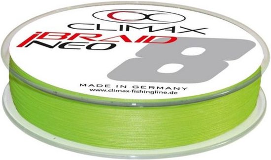 Climax iBraid Neo 0.16mm 135m Olijfgroene 8-strengs Vislijn — afbeelding 2