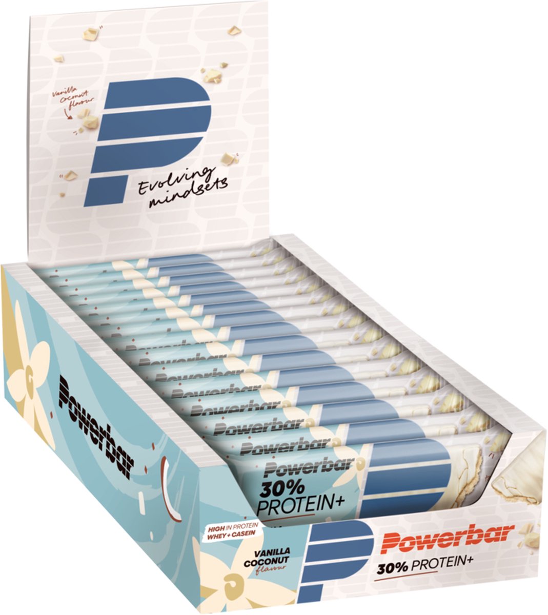 Goedkoopste Powerbar | Eiwitreep | Protein Bar 30 | Vanilla Coconut - 15x55g