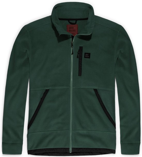 Foto: Vintage industries valerio hollow fibre fir green fleece jack heren