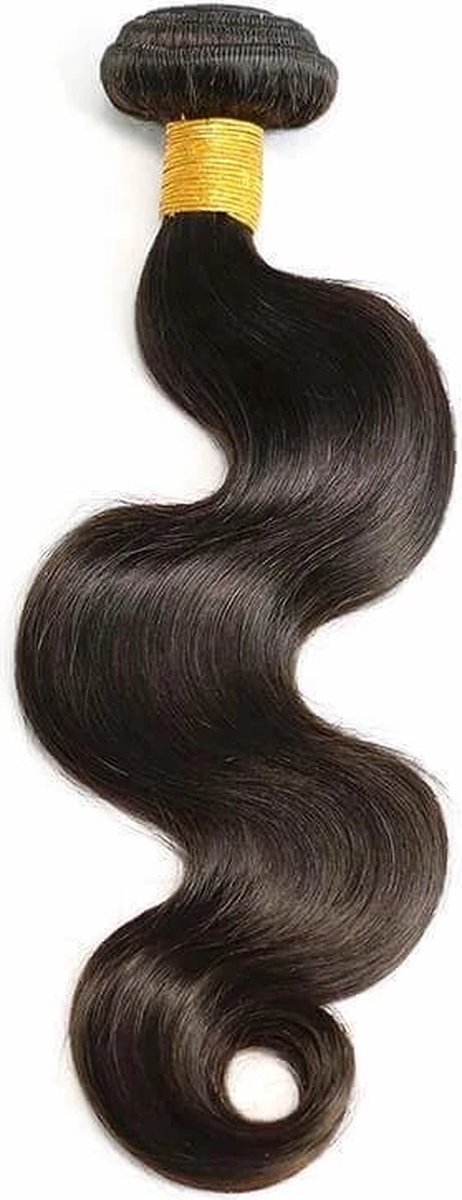 Body Wave #1B (Natural Black) -14inch - Virgin Human Hair