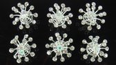 PaCaZa - Big Crystal Curlies met Kristallen - 6 stuks
