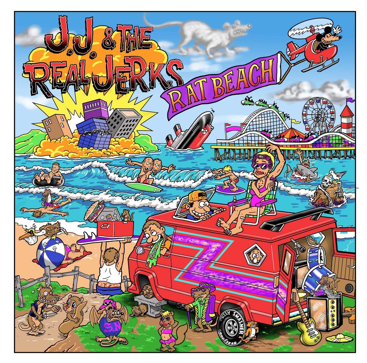 JJ & The Real Jerks - Rat Beach (CD) (Deluxe Edition)