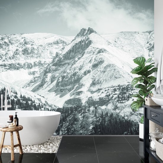 Fotobehang Winter In De Bergen - Vliesbehang - 368 x 254 cm