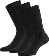 Apollo - Bamboe sokken basic - Antraciet - Maat 39/42 - Herensokken - Damessokken - Naadloze sokken - Bamboe - Bamboo