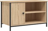 Meuble TV vidaXL - Meuble TV - Buffet - Meuble TV 80 x 40 x 50 cm - Bois traité - Couleur chêne Sonoma