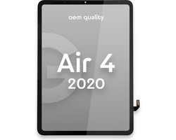 Geschikt Voor Apple iPad Air 4 (2020) Display + Touchscreen - OEM Kwaliteit - Zwart - Vervang Scherm - Scherm - Beelscherm - touchscreen
