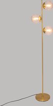 Atmosphera Lisa vloerlamp / staande lamp - Goud - H162 cm - Metaal
