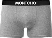 MONTCHO - Essence Series - Boxershort Heren - Onderbroeken heren - Boxershorts - Heren ondergoed - 1 Pack - Grijs - Heren - Maat XL