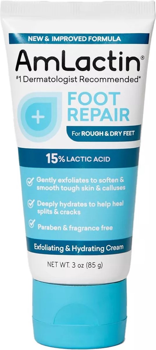 AmLactin Foot Repair Foot Cream Unscented 85g bol