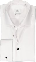 ETERNA modern fit overhemd - twill - wit - Strijkvrij - Boordmaat: 46