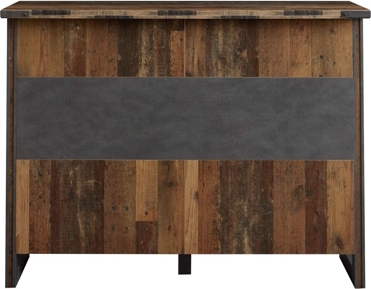 Room Bar - Thuisbar - Pubtafel - Drankstandaard - Cocktailbureau - Drankenteller - Bruin - 140x105x48 cm