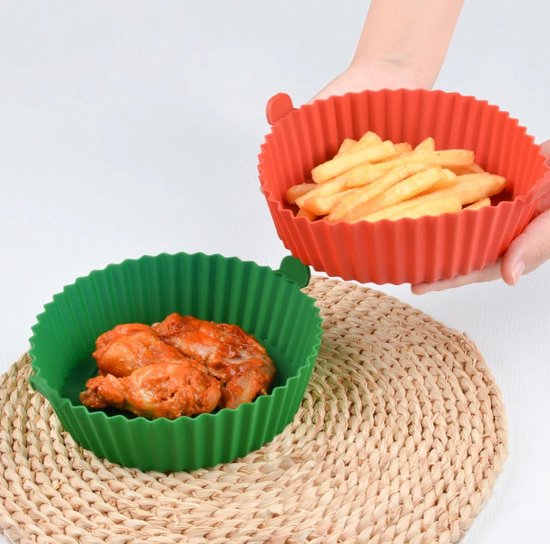 Nouveaux moules en silicone pour friteuse à air accessoires de pizza  Airfryer plateau forme panier moule pour la cuisson ustensile de cuisine  moule à