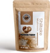 Shiitake poeder - Lentinula edodes - gemalen paddenstoelen - Vegan - 100 gram