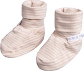 Baby's Only Chaussons Stripe - Chaussures Bébé - Chaussettes Bébé - Alt Rosa - 0-3 mois - 100% coton écologique - GOTS